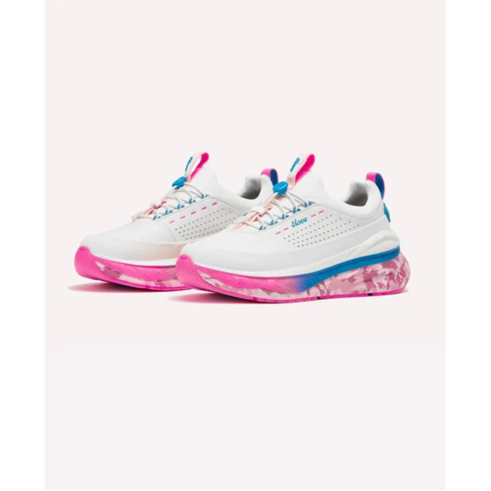 Clove Forte 2 White Pink Marble Women's 10.5 Men's 9 NWOB Limited Edition - Picture 2 of 12
